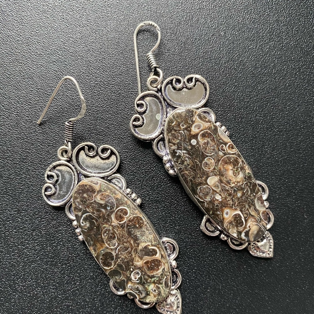 Stone earrings - Picture 2 of 6